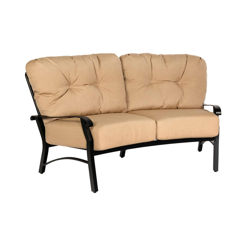 Woodard Cortland Cushion Crescent Loveseat | 4Z0463