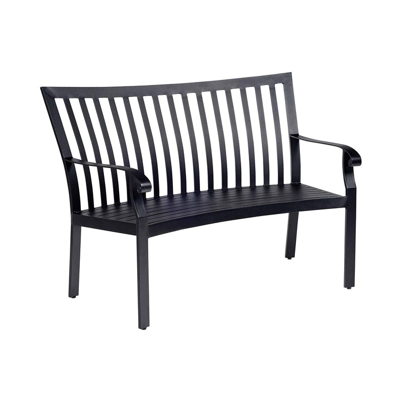 Dark Slate Gray Woodard Cortland Cushion Crescent Shaped Bench | 4Z0494 cortland-cushion-crescent-shaped-bench-item-4z0494 Benches Woodard Cortland_4Z0494.jpg