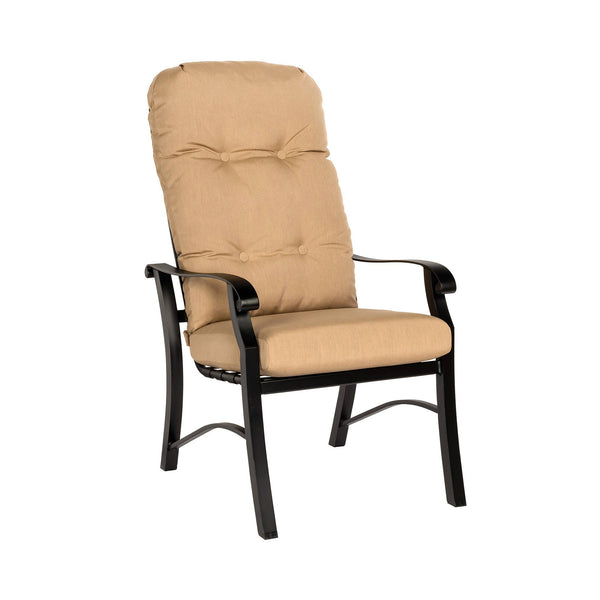 Woodard Cortland Cushion High-Back Dining Arm Chair | 4ZM426