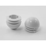 1-1/2" Multi-Gauge Ball Chair Leg Insert | White | Item 30-620 multi-gauge-chair-leg-inserts-30-620 Caps, Glides & Inserts Sunniland Patio Parts DSC00768.jpg