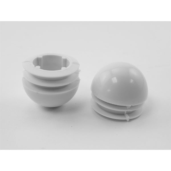 1-1/2" Multi-Gauge Ball Chair Leg Insert | White | Item 30-620 multi-gauge-chair-leg-inserts-30-620 Caps, Glides & Inserts Sunniland Patio Parts DSC00768.jpg