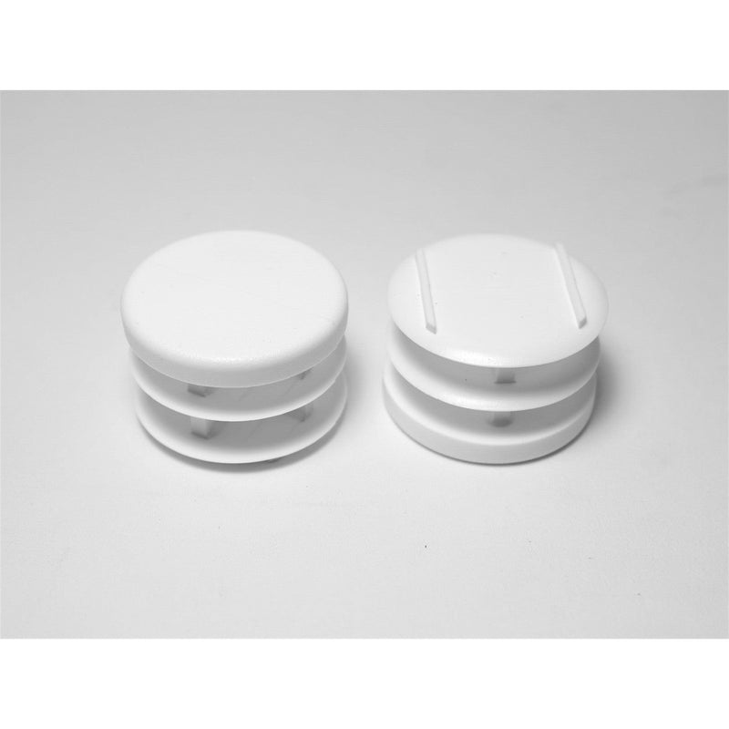 1-1/4" Round Multi-Gauge Chair Leg Insert | White | Item 30-602 round-multi-gauge-chair-leg-inserts-30-602 Caps, Glides & Inserts Sunniland Patio Parts DSC00782.jpg