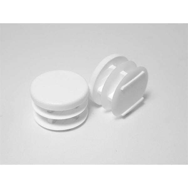 1-1/4" Round Multi-Gauge Chair Leg Insert | White | Item 30-602 round-multi-gauge-chair-leg-inserts-30-602 Caps, Glides & Inserts Sunniland Patio Parts DSC00783.jpg