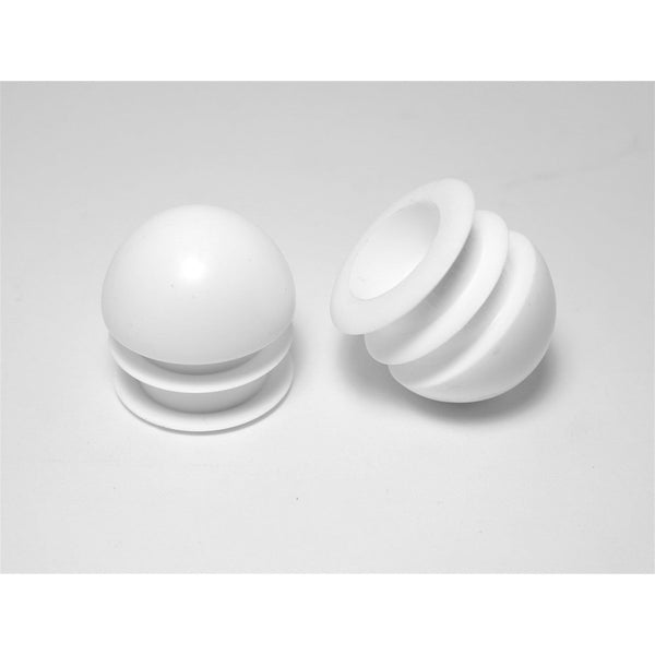 1-1/4" Multi-Gauge Ball Chair Leg Insert | White | Item 30-619 multi-gauge-chair-leg-inserts-30-619 Caps, Glides & Inserts Sunniland Patio Parts DSC00788.jpg