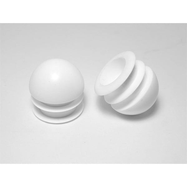 1-1/4" Multi-Gauge Ball Insert | White | Item 30-619