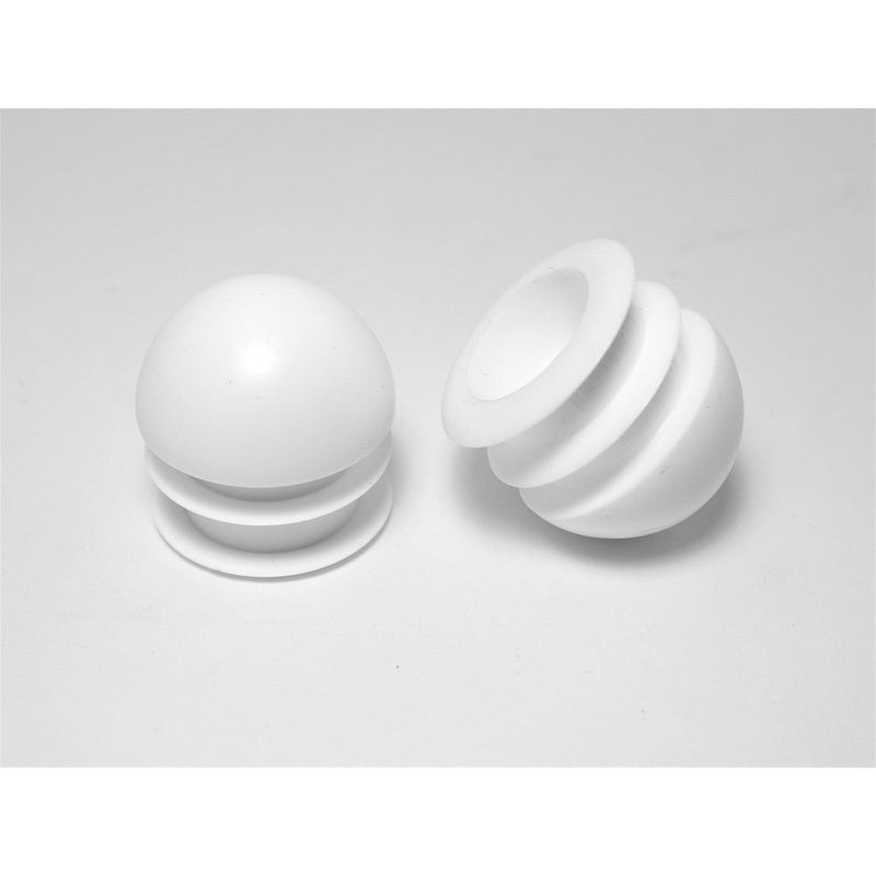 1-1/4" Multi-Gauge Ball Chair Leg Insert | White | Item 30-619 multi-gauge-chair-leg-inserts-30-619 Caps, Glides & Inserts Sunniland Patio Parts DSC00788.jpg