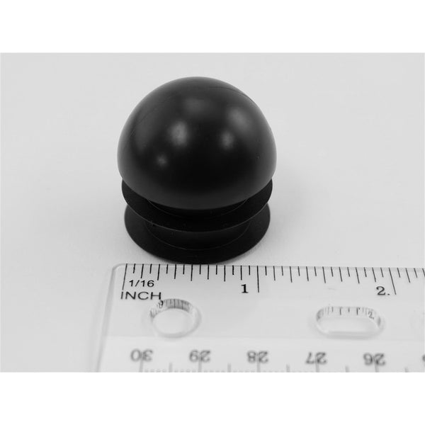 1-1/4" Multi-Gauge Ball Chair Leg Insert | Black | Item 30-619B