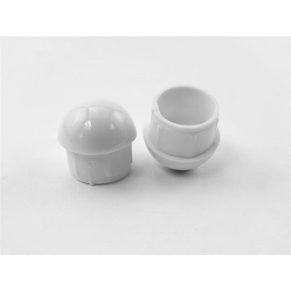 1" Round Dome Chair Leg Insert | White | Item 30-603 round-chair-leg-inserts-30-603 Caps, Glides & Inserts Sunniland Patio Parts DSC00807ED.jpg