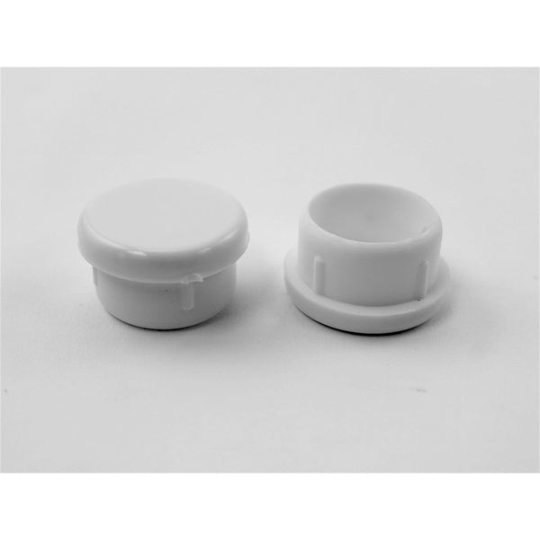 1" Round Chair Leg Insert | White | Item 30-601 round-chair-leg-inserts-30-601 Caps, Glides & Inserts Sunniland Patio Parts DSC00827.jpg