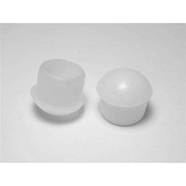 7/8" Round Dome Chair Leg Insert | White | Item 30-599 round-dome-chair-leg-inserts-30-599 Caps, Glides & Inserts Sunniland Patio Parts DSC00847.jpg