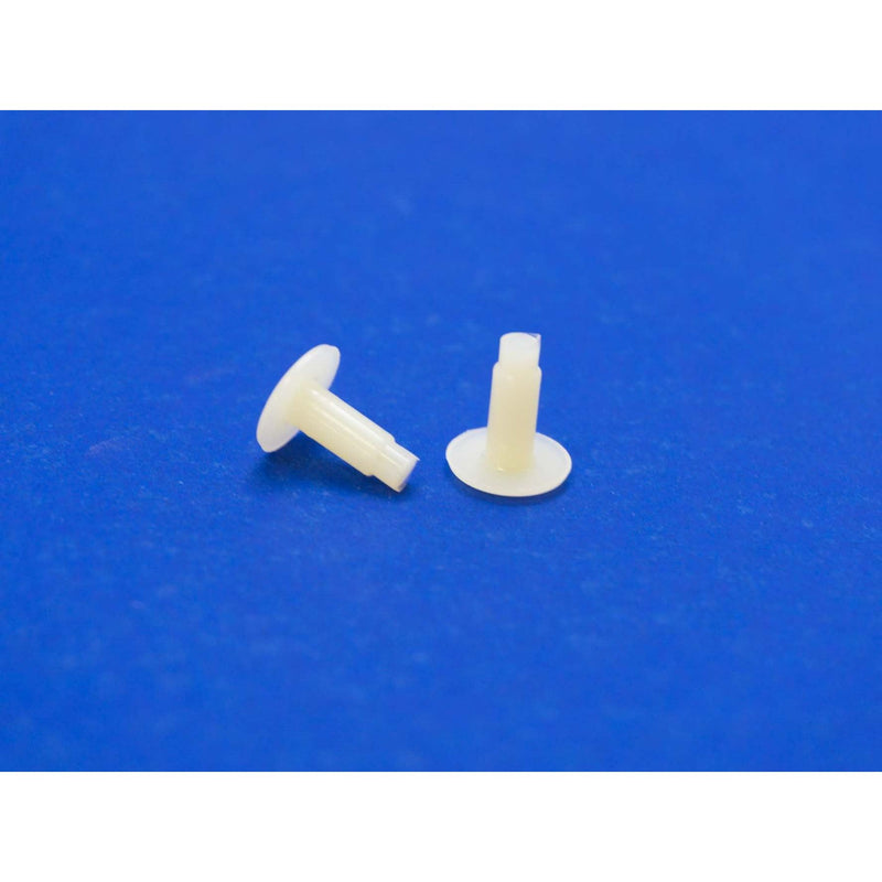 White Double Wrap Plastic Rivet: Qty 100 | Item #: 30-512 | Qty 100 ...