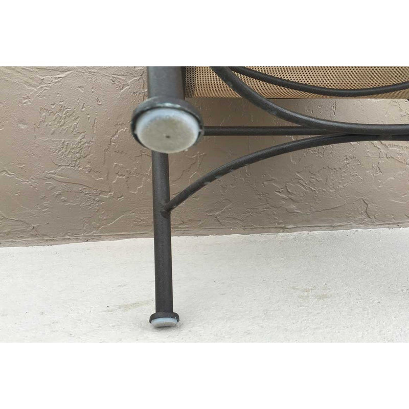 1-1/2" Deluxe Wrought Iron Chair Glide | Black | Item 30-612B | Jejavu