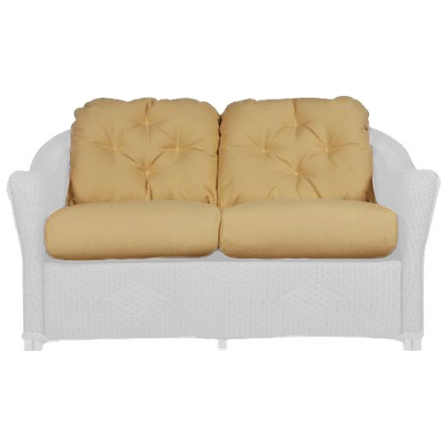 Lloyd Flanders L.F. Reflections Love Seat - Seats & Backs, Item#: C-L1214 Cushions replacement-cushions-lloyd-flanders-love-seat-c-l1214 Dark Khaki L.F._Reflections_Love_Seat-Seats_Backs-ItemC-L1214_copy.png