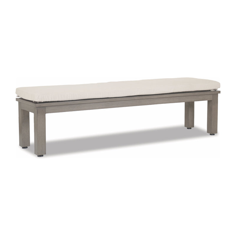 Sunset West Laguna Dining Bench | 3501-BNCH laguna-dining-bench-with-canvas-flax-cushion Side Chairs Sunset West LagunaBench.jpg
