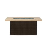 Lloyd Flanders Mesa 52" Rectangular Fire Table