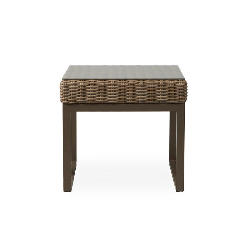 Lloyd Flanders Milan 25" Square end Table Sunniland Patio Patio