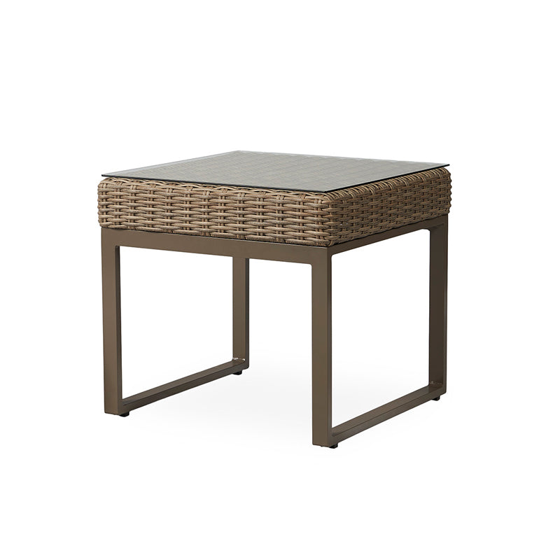 Lloyd Flanders Milan 25" Square end Table Sunniland Patio Patio