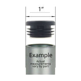 1" Round Chair Leg Insert | Black | Item 30-601B round-chair-leg-inserts-30-601b Caps, Glides & Inserts Sunniland Patio Parts Measurement-sample2_e5b9604c-7e57-48e9-a65d-85d5034985c6.jpg