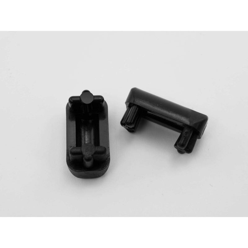 1-1/2" x 3/4" Domed Chair Leg Insert | Black | Item 30-629B domed-chair-leg-inserts-30-629b Caps, Glides & Inserts Sunniland Patio Parts Oval-Rectangle-Glides-Inserts-4.jpg