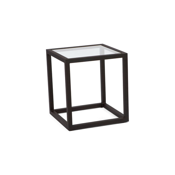 Woodard Salona 20" Square End Table - Clear Glass salona-end-table-clear-glass End Tables Woodard Salona_3Z0439.jpg