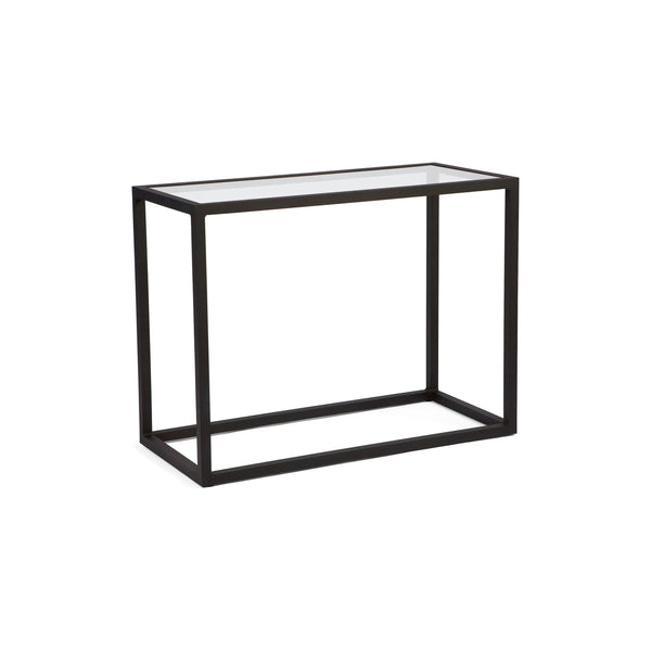 Woodard Salona 18" x 48" Console Table - Clear Glass salona-console-table-clear-glass End Tables Woodard Salona_3Z0476.jpg