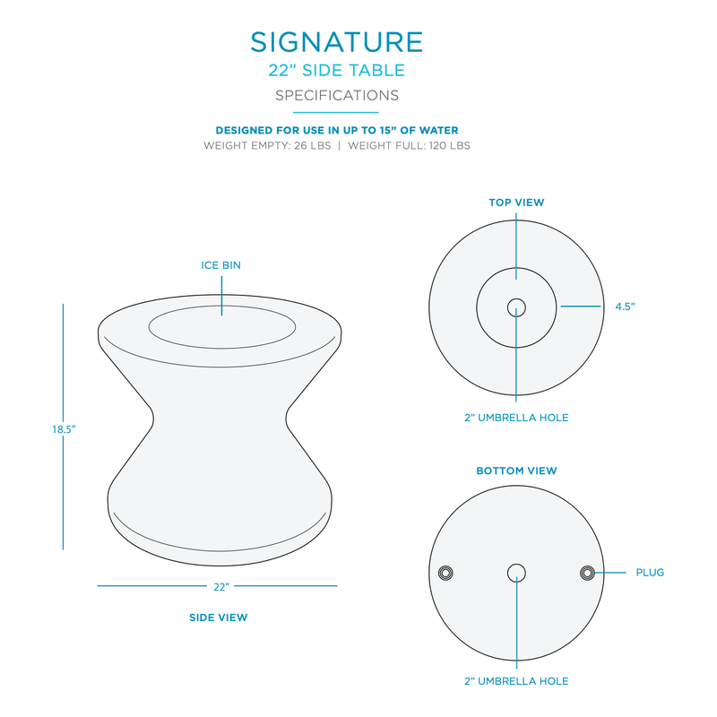 Ledge Lounger 22" Side Table With Umbrella Hole ledge-lounger-22-side-table-with-umbrella-hole Sunniland Patio - Patio Furniture in Boca Raton ScreenShot2020-04-29at2.09.23PM.png