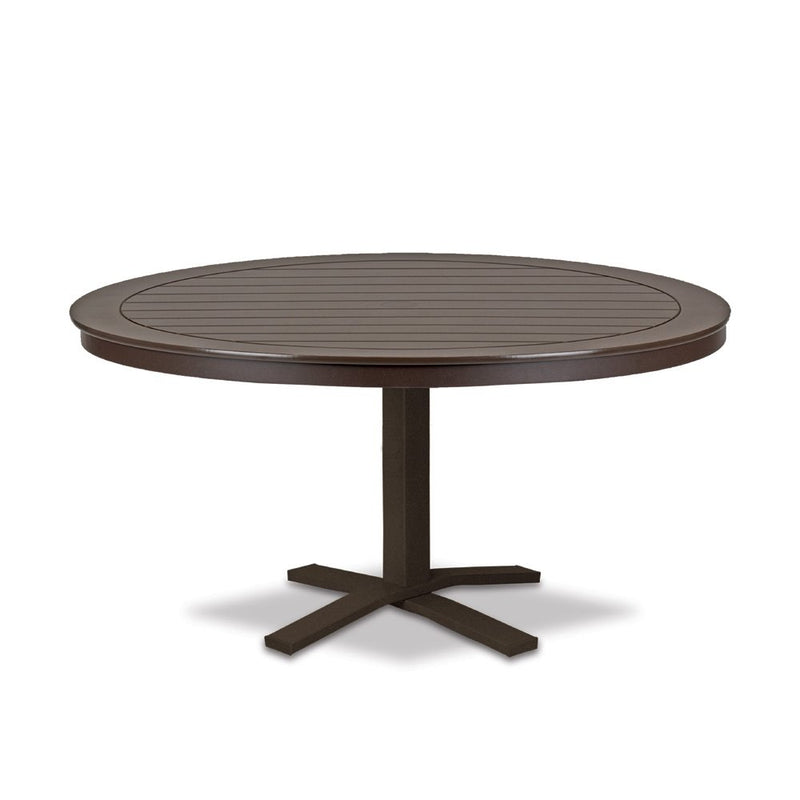 Telescope Casual Marine Grade Polymer 42" Round Chat Table with Pedestal Base