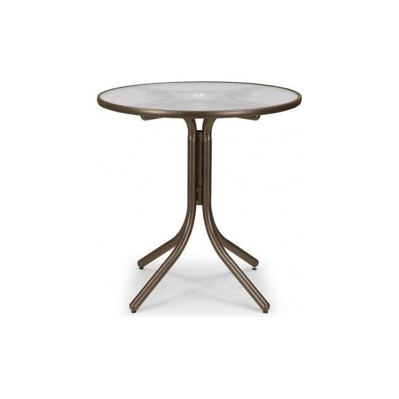 Telescope Casual Obscure Acrylic 36'' Round Balcony Height Table w/Umbrella Hole | T960ACR-BALCONY