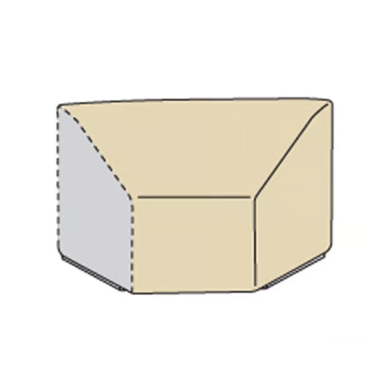 Treasure Garden Modular Wedge Left End (Right Facing) Fits Wedge End Sectional W/Elastic & Spring Cinch Lock