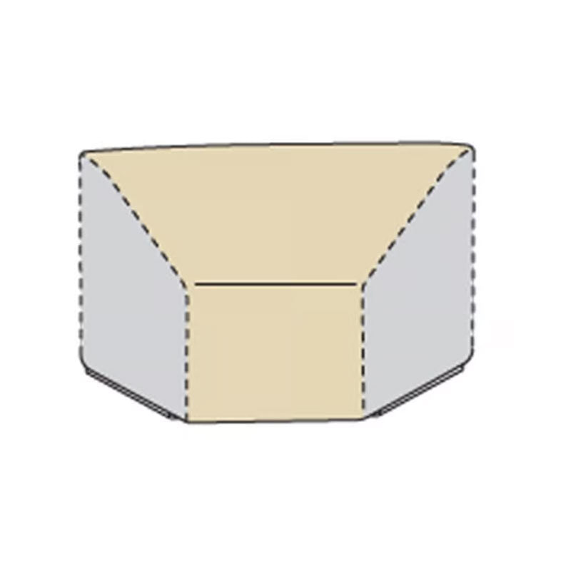 Treasure Garden Modular Wedge (Center) Fits Wedge Corner Sectional W/Elastic & Spring Cinch Lock