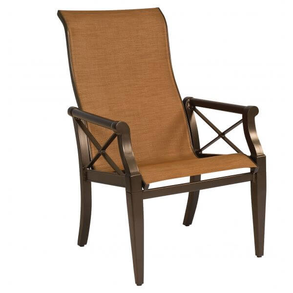 Woodard Andover High-Back Dining Arm Chair | 3Q0425