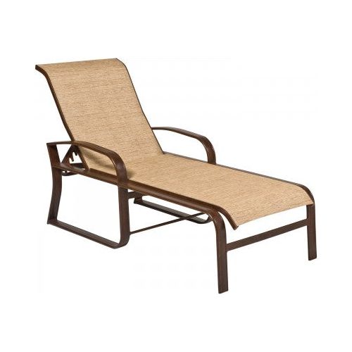 Woodard Cayman Isle Sling Adjustable Chaise Lounge- Item 2FH470 Commercial Furniture cayman-isle-sling-adjustable-chaise-lounge-item-2fh470 Tan chaise_2fh470.jpg