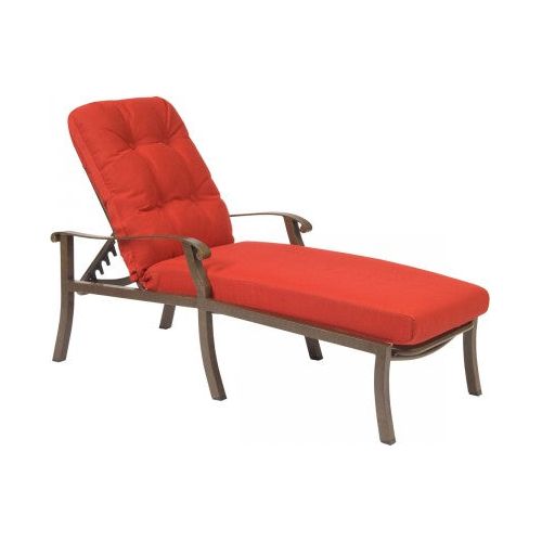 Woodard Cortland Cushion Adjustable Chaise Lounge | 4ZM470