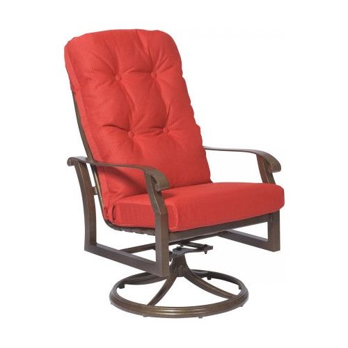 Woodard Cortland Cushion High-Back Swivel Rocker | 4ZM488 cortland-cushion-high-back-swivel-rocker-item-4zm488 Swivel Rocker Woodard high_back_swivel_rocker_4zm488.jpg