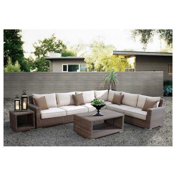 Sunset West Coronado Wicker  6pc Sectional | 2101-SEC coronado-wicker-mid-sofa-item-2101-crv Sectional Sunset West sectional_angle_view_shadowing_on_furniture_is_going_multiple_ways.jpg