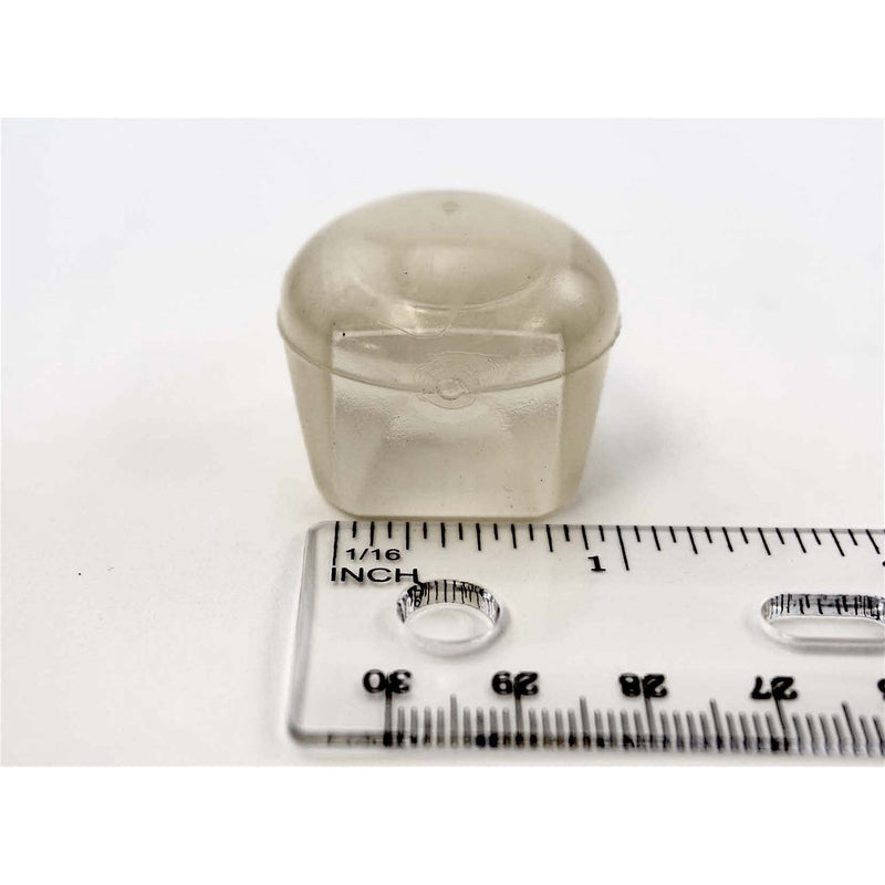 13/16" Square Teardrop Chair Leg Protector | Clear | Item 30-719 square-chair-leg-protectors-30-719 Caps, Glides & Inserts Sunniland Patio Parts square-Glides-and-Inserts-14_copy.jpg