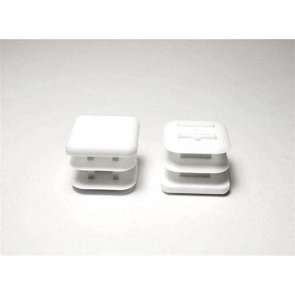 3/4" Square Multi-Gauge Chair Leg Insert | White | Item 30-621 glides-inserts-furniture-repair-30-621 Caps, Glides & Inserts Sunniland Patio Parts square-Glides-and-Inserts-2-copy.jpg