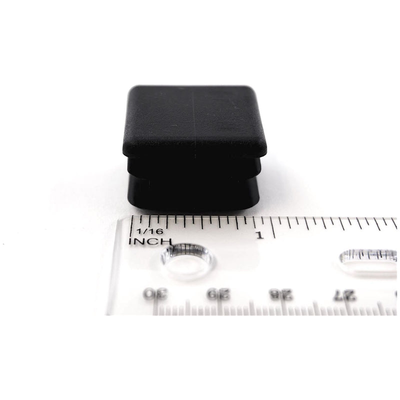 1" Square Multi-Gauge Chair Leg Insert | Black| Item 30-608B square-multi-gauge-chair-leg-insert-30-608b Caps, Glides & Inserts Sunniland Patio Parts square-Glides-and-Inserts-6_copy.jpg